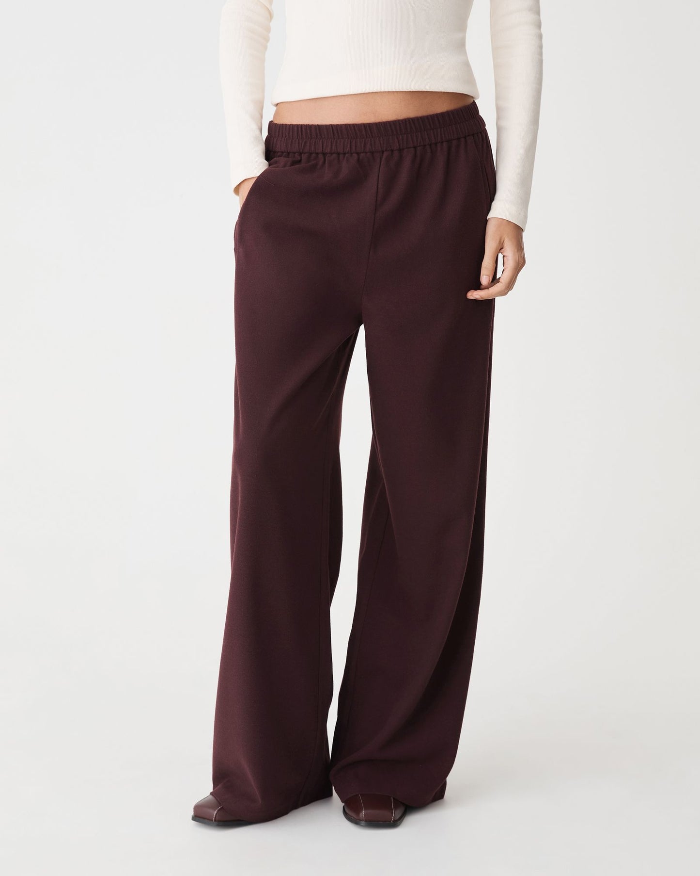 Irene Elastic Waist Pants