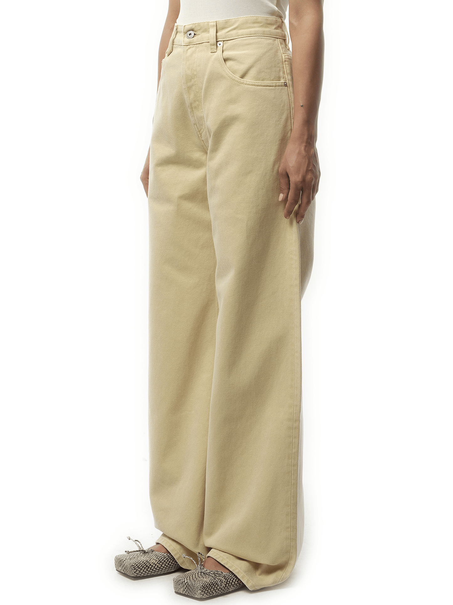 Le Denimes Large in Light Beige