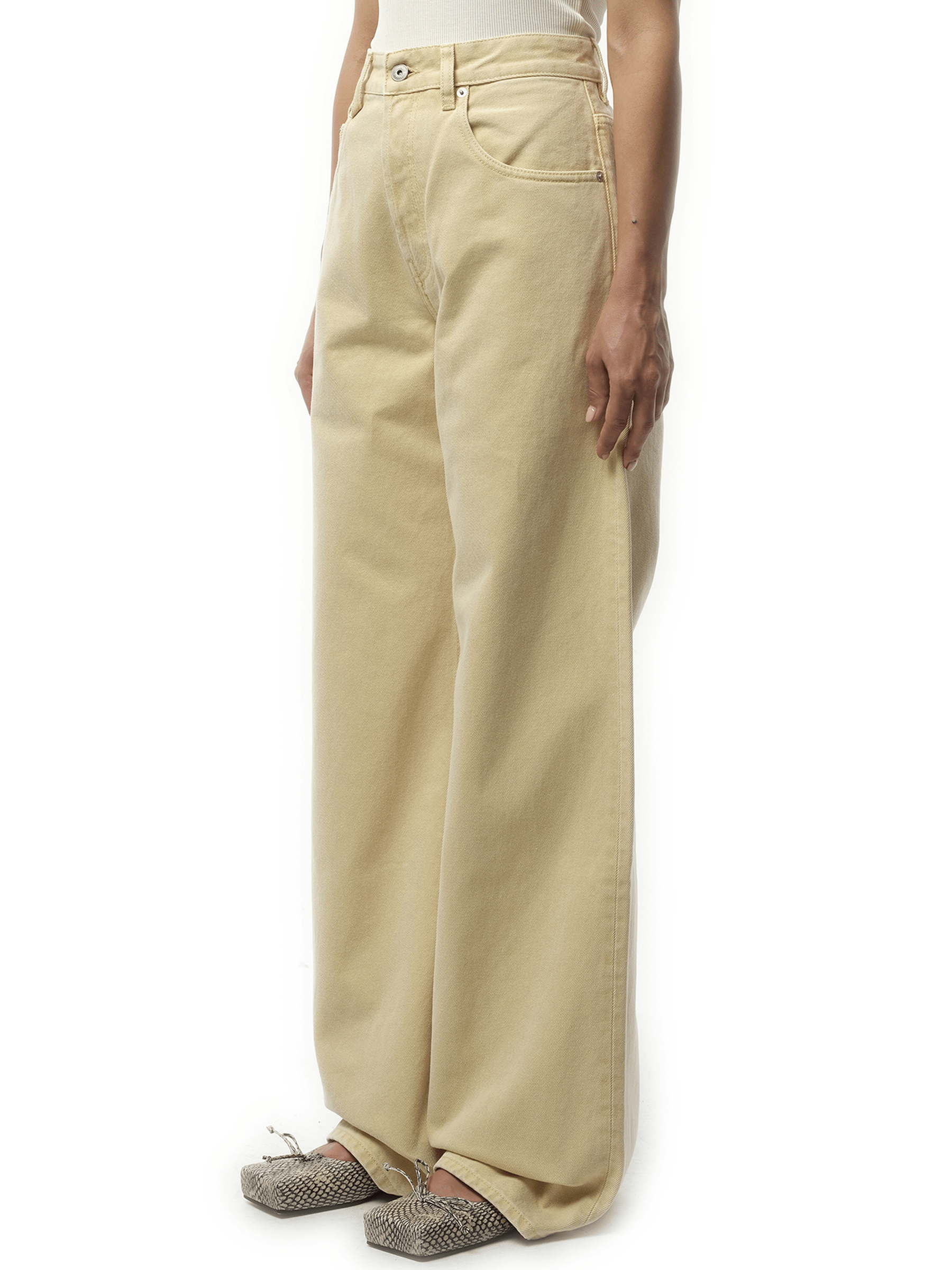 Le Denimes Large in Light Beige