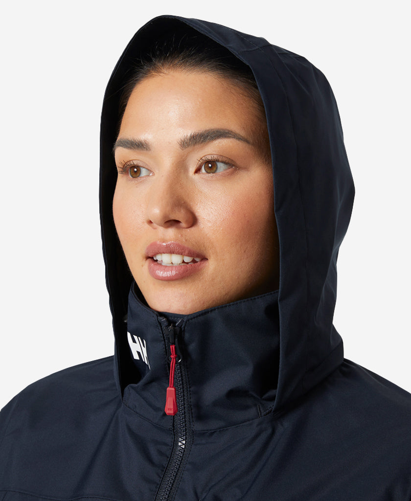 W CREW HOODED JACKET 2.0, Navy