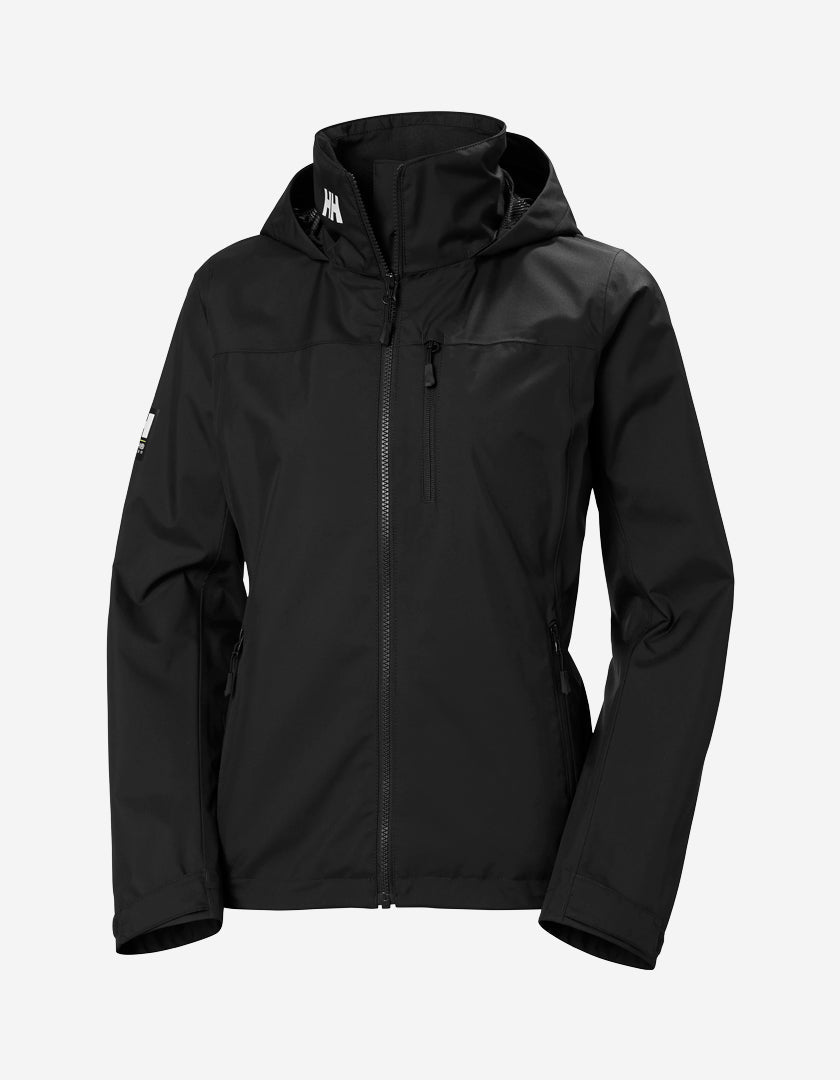 W CREW HOODED JACKET 2.0, Black