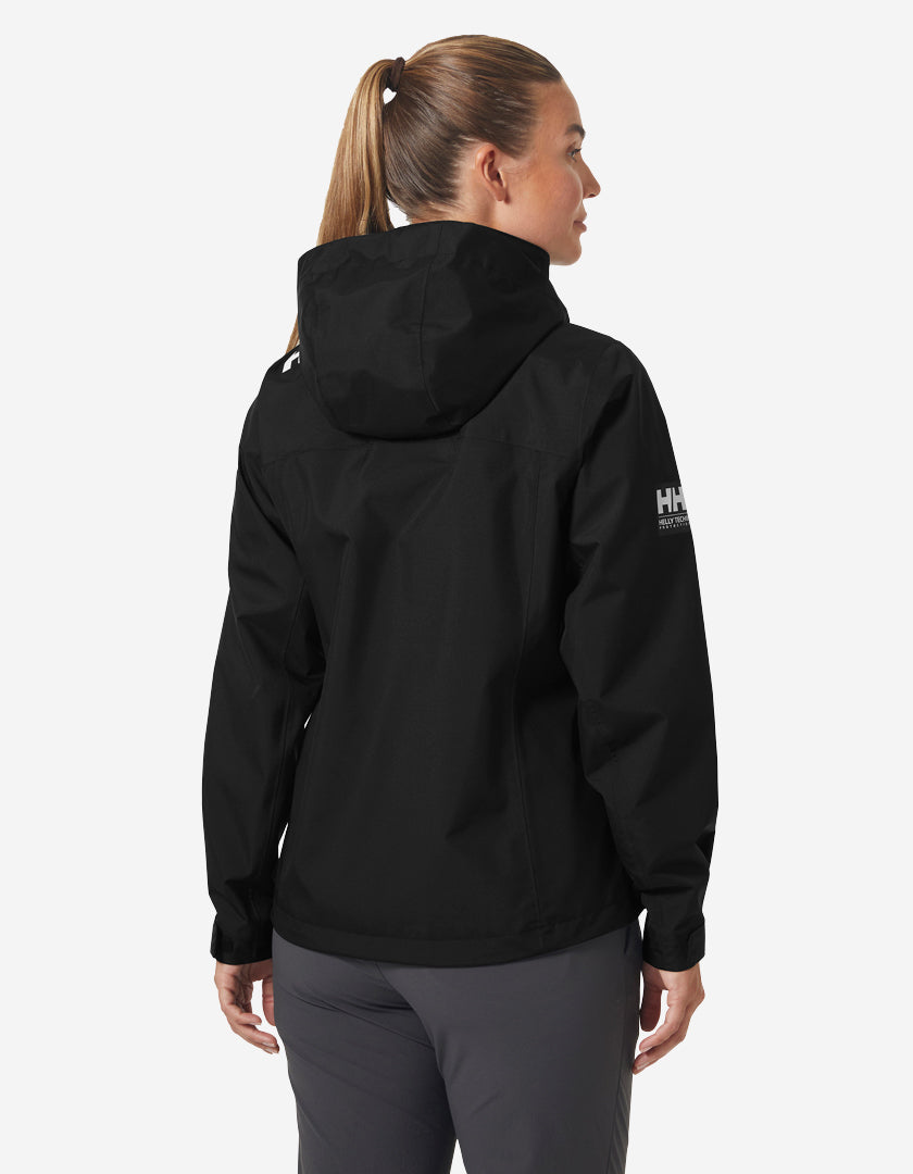 W CREW HOODED JACKET 2.0, Black