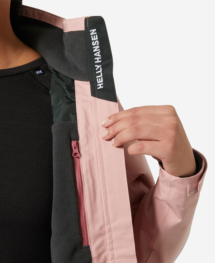 W CREW MIDLAYER JACKET 2.0, Pink Salt