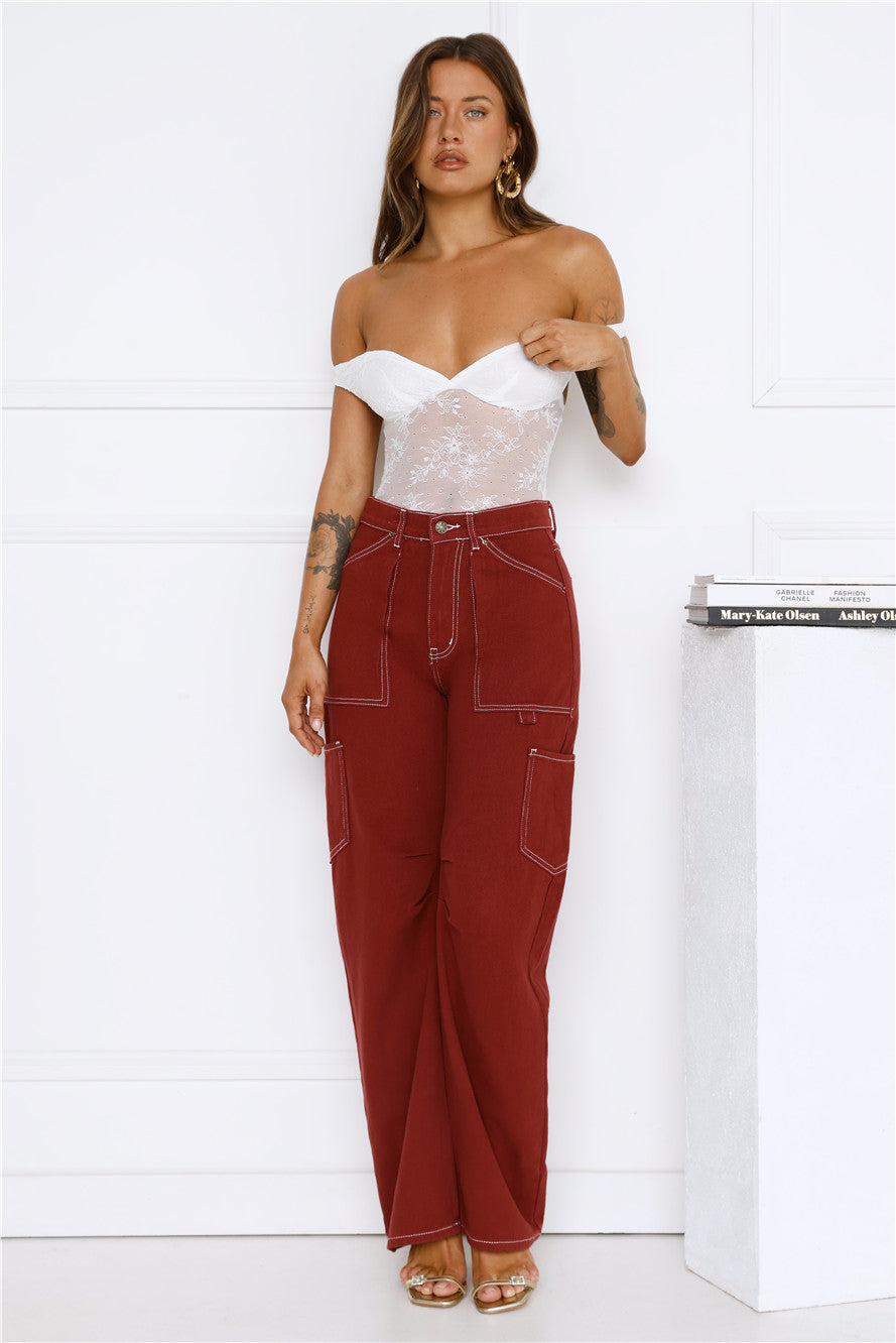 Miami Vice Jeans Cherry