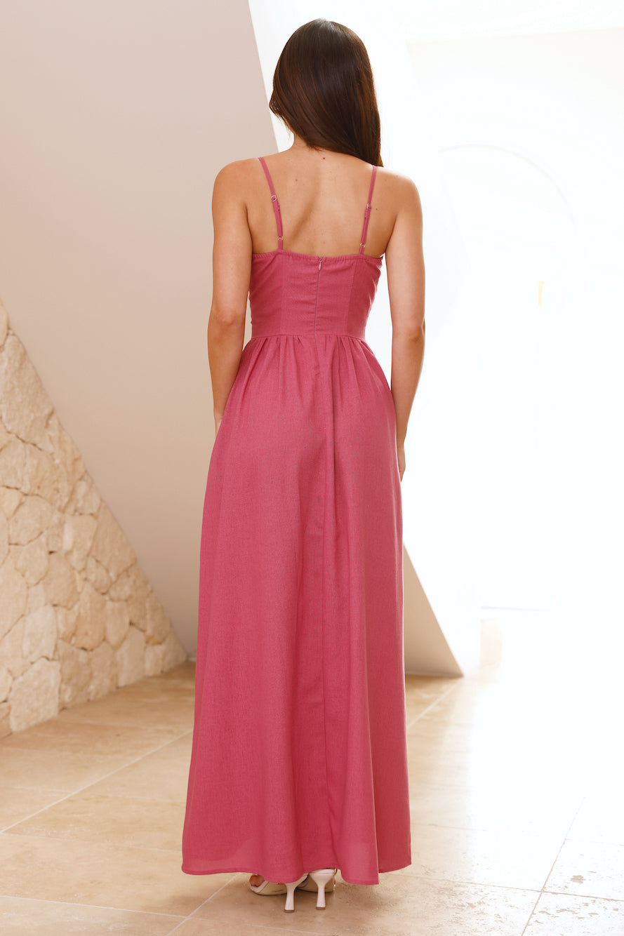 Zephy Maxi Dress Rose
