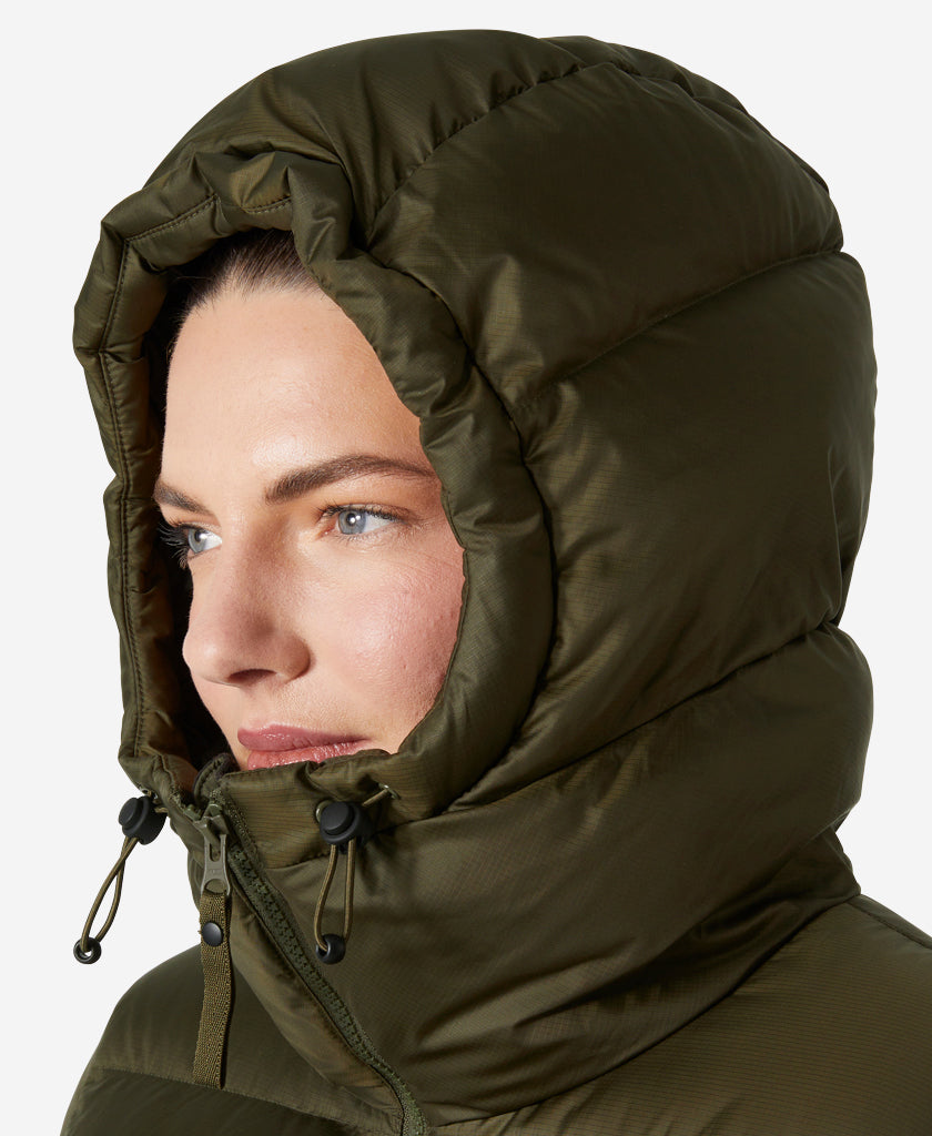 W ESSENCE DOWN JACKET, Utility Green