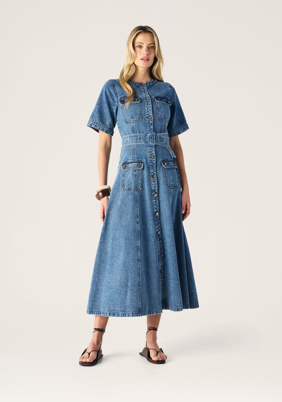 Aveline Denim Dress