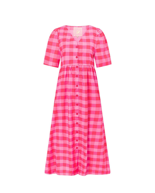 Marrakesh Midi Dress - Cherry Pie