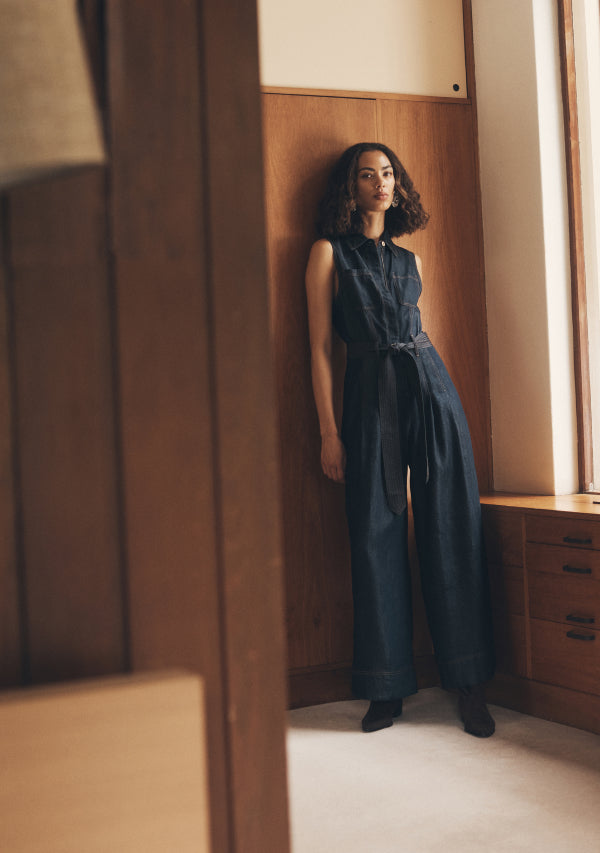 Cleo Denim Jumpsuit