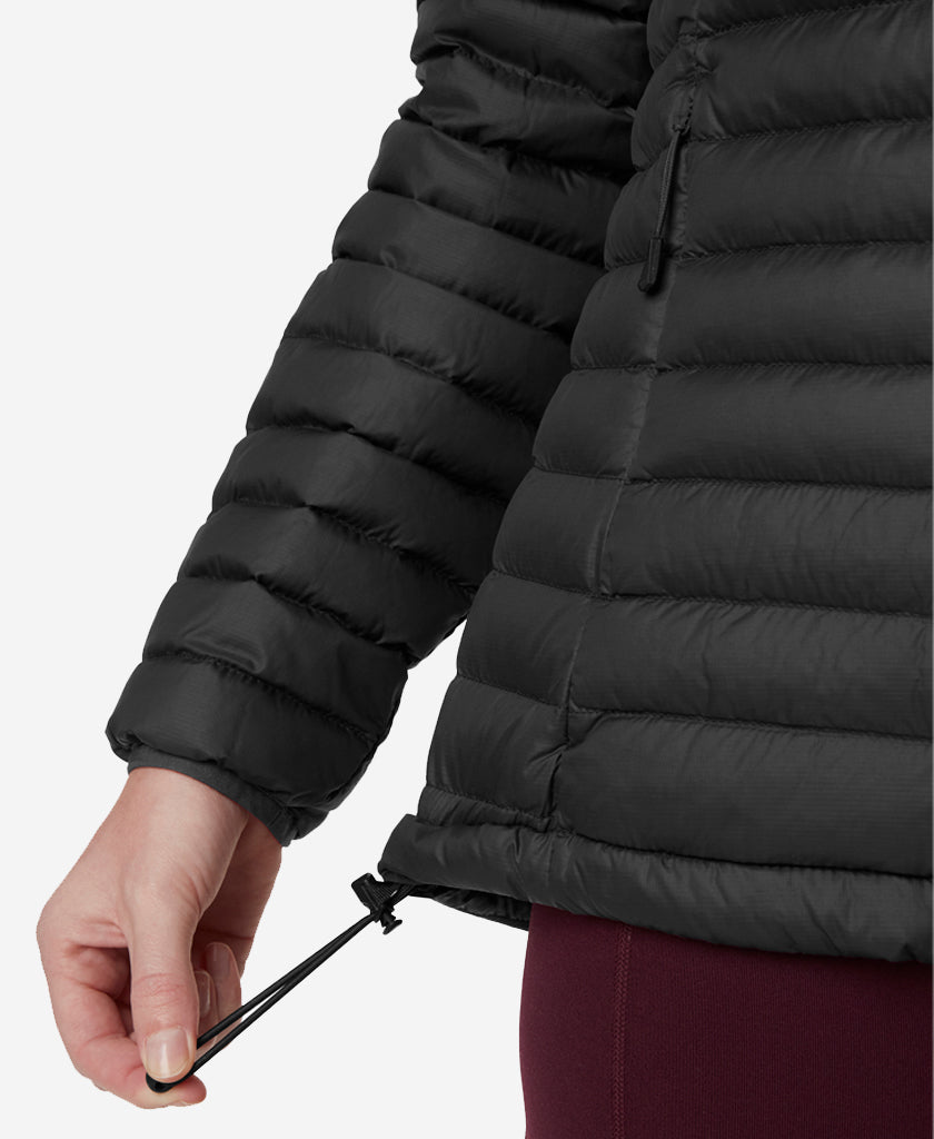 W SIRDAL HOODED INSULATOR JACKET, Black