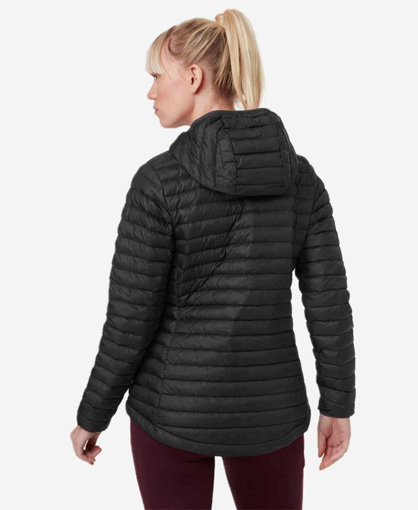 W SIRDAL HOODED INSULATOR JACKET, Black