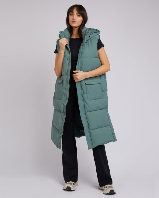 Active Midi Vest Green