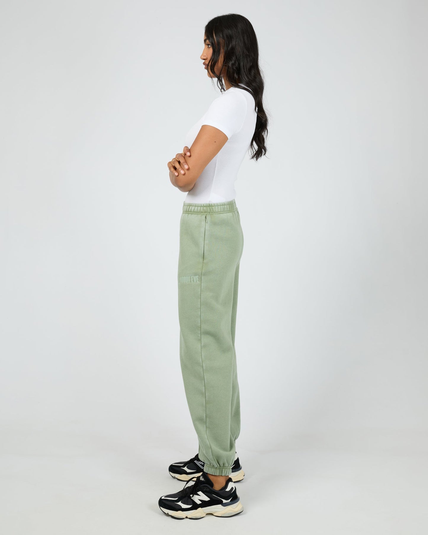 Vital Washed Trackpant Khaki