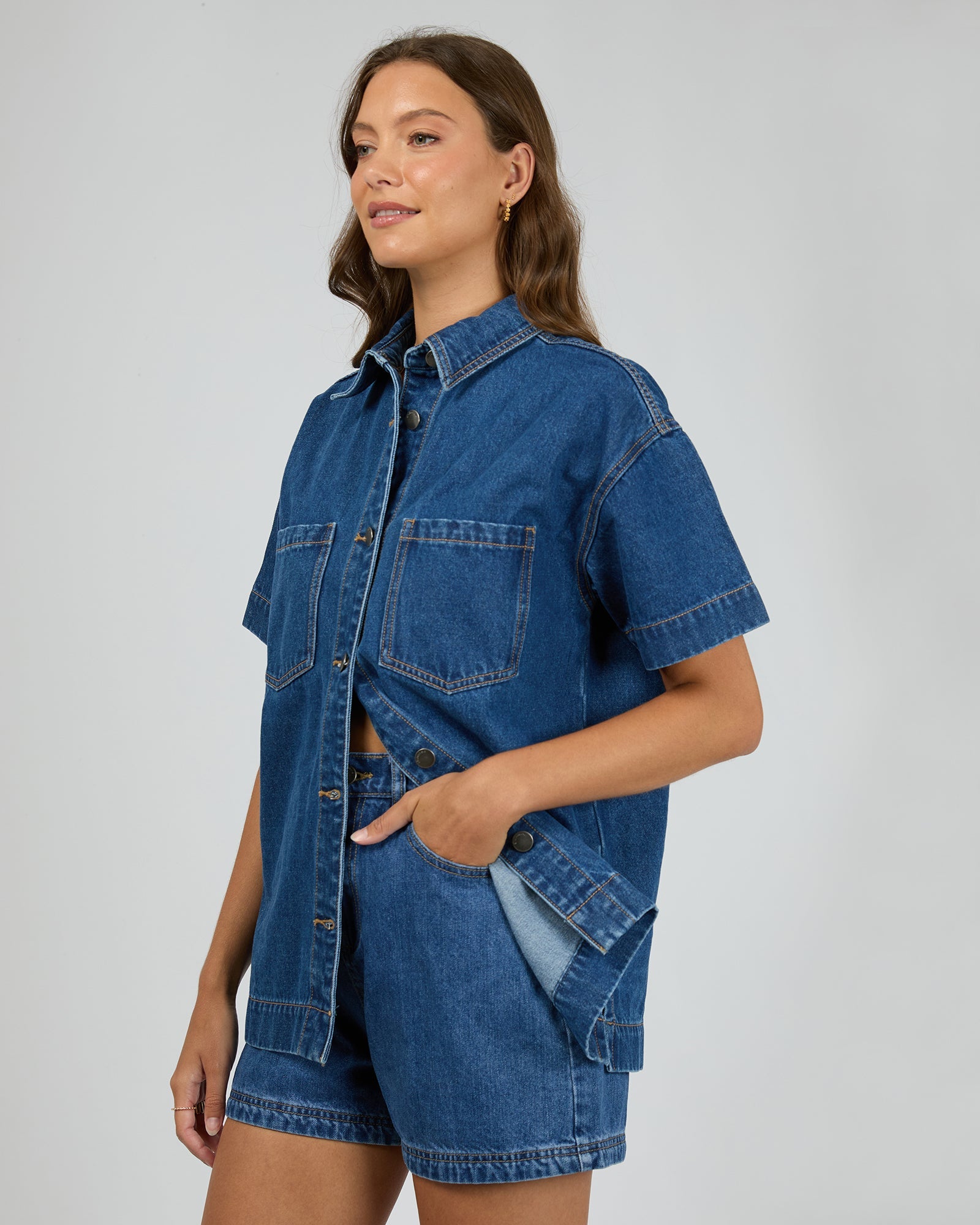 Simi Denim Shirt Heritage Blue