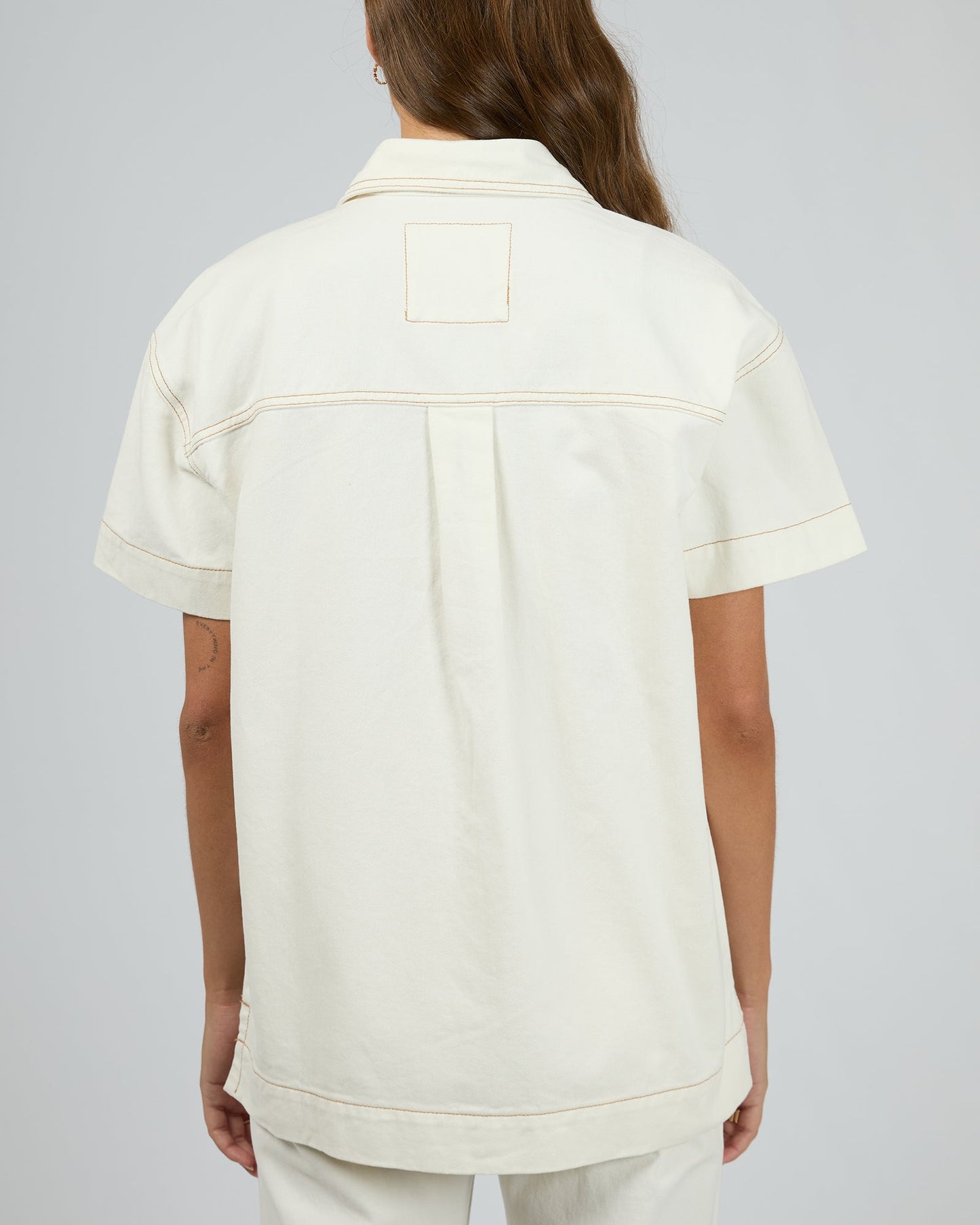 Simi Denim Shirt Vintage White