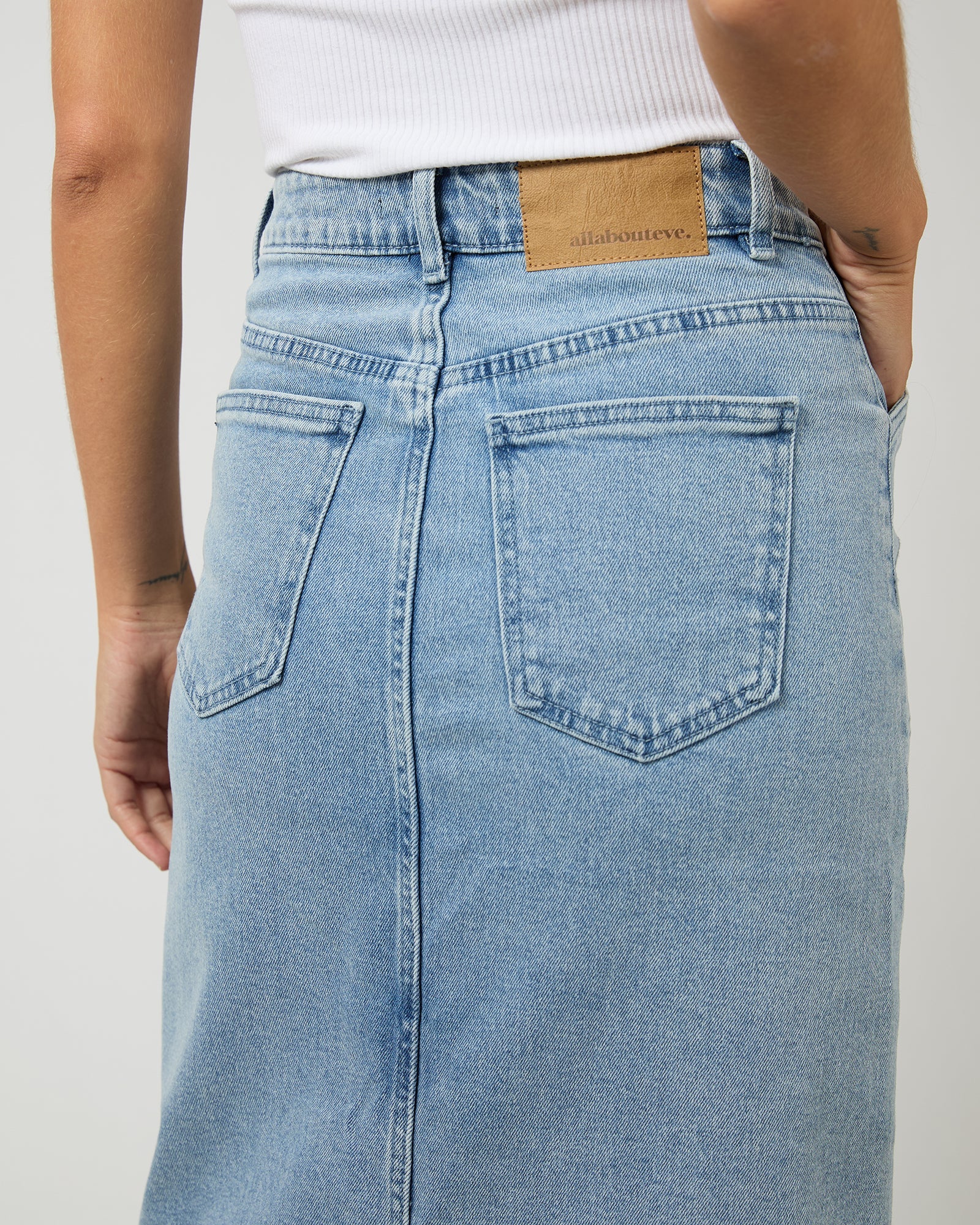 Becca Maxi Skirt Light Blue