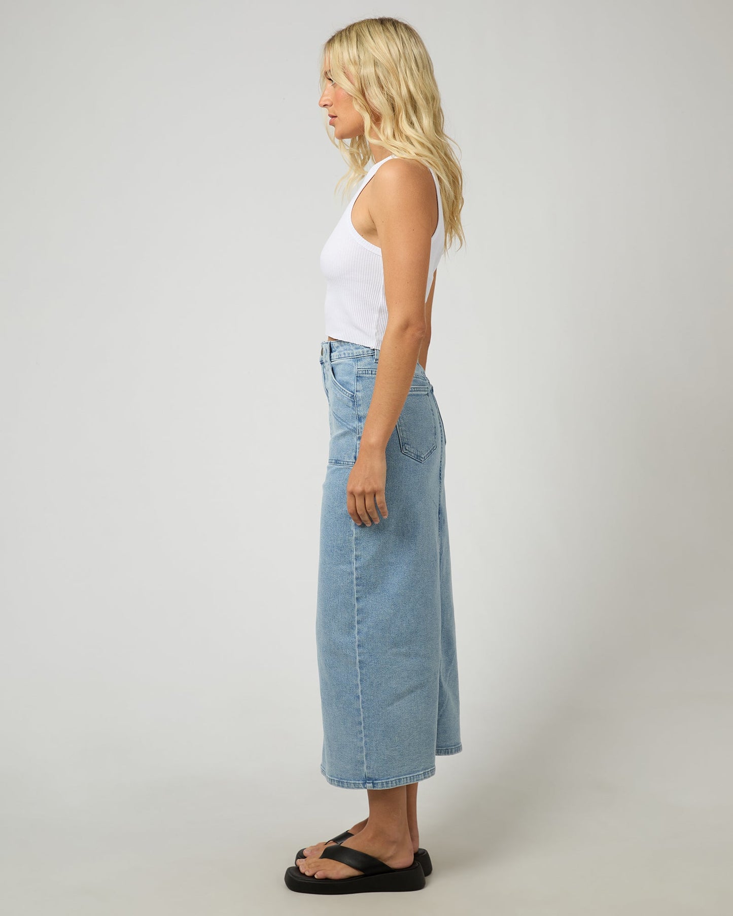 Becca Maxi Skirt Light Blue