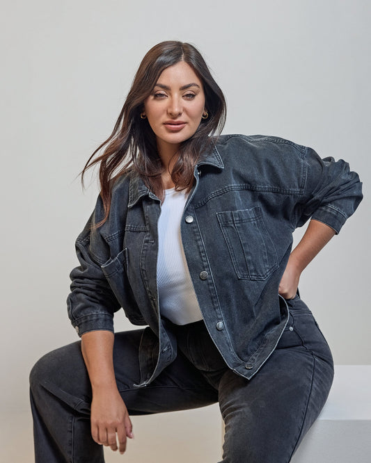 Dale Shacket Washed Black