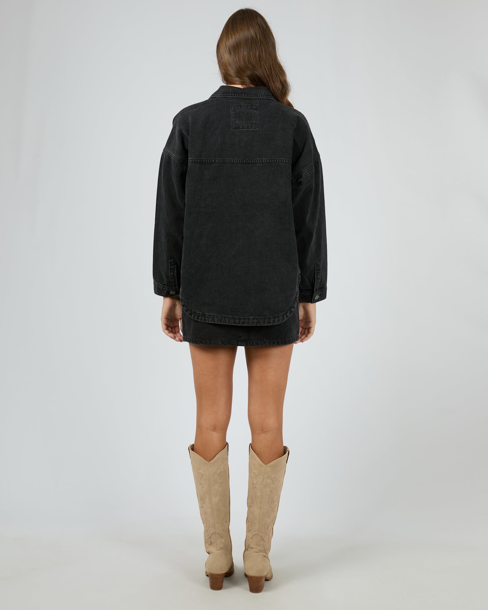 Dale Shacket Washed Black