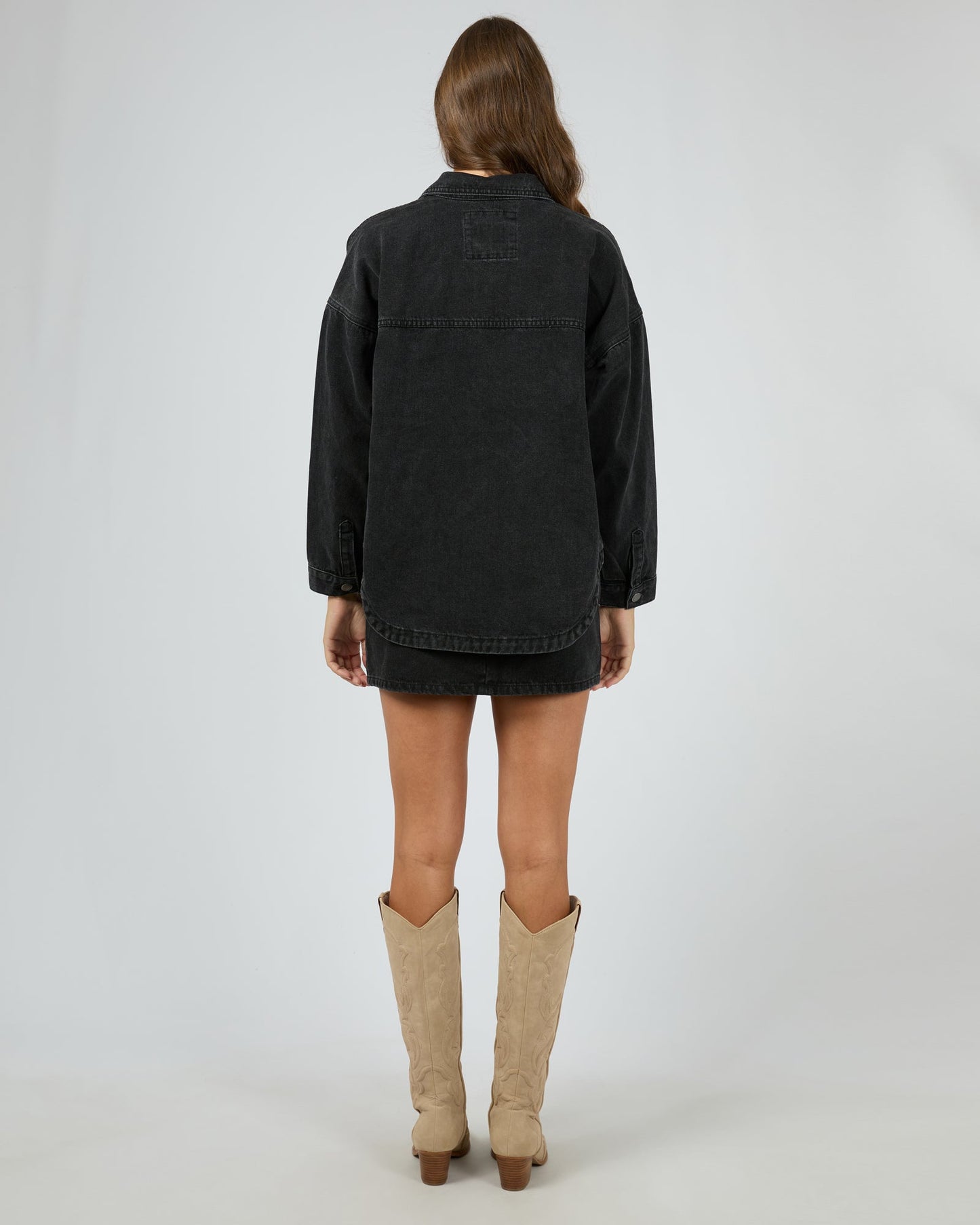 Dale Shacket Washed Black