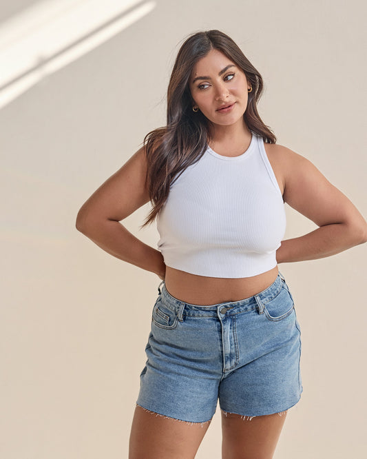 Ricky Denim Short Light Blue