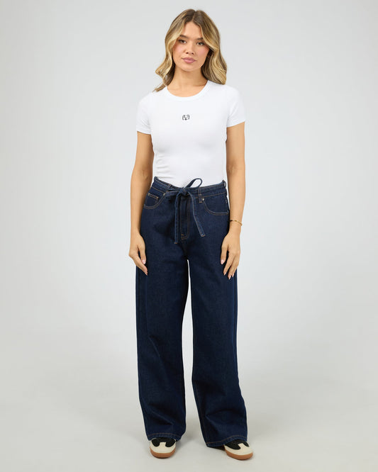 Gia High Rise Baggy Indigo