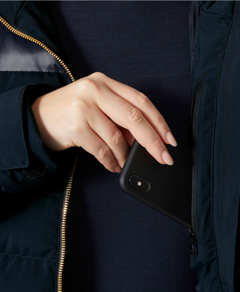 W IMPERIAL PUFFY JACKET, 599 Navy