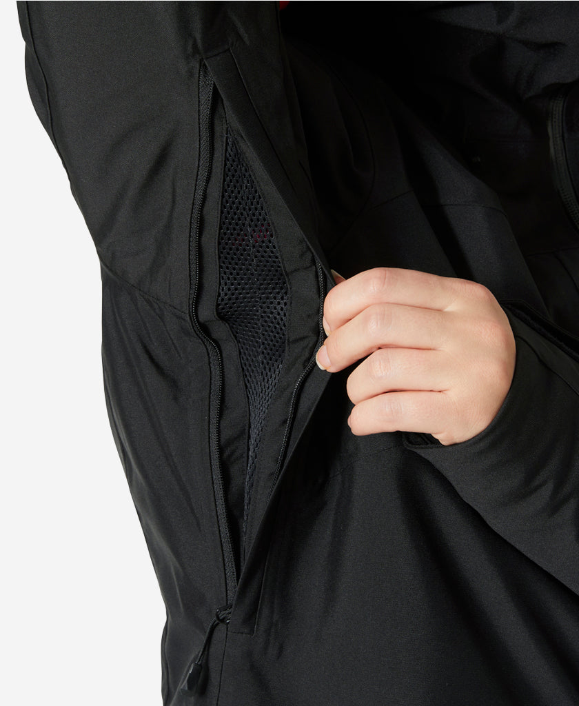 W POWDERQUEEN 3.0 JACKET, Black