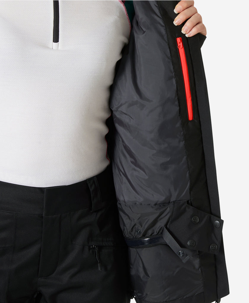 W POWDERQUEEN 3.0 JACKET, Black