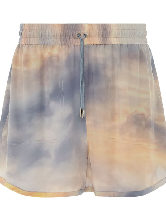 Daybreak Explorer Shorts in Blue/Yellow