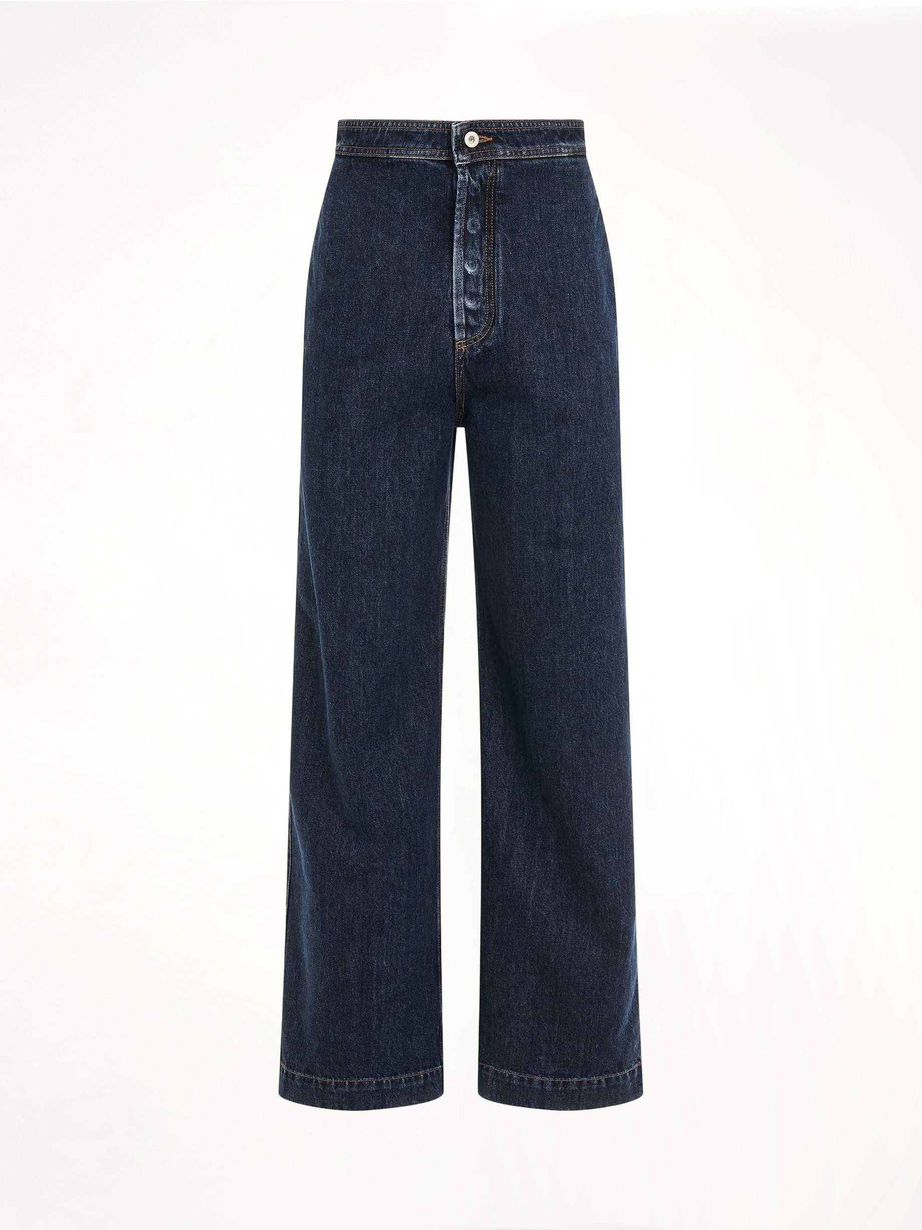 High Waisted Jeans in Raw Denim