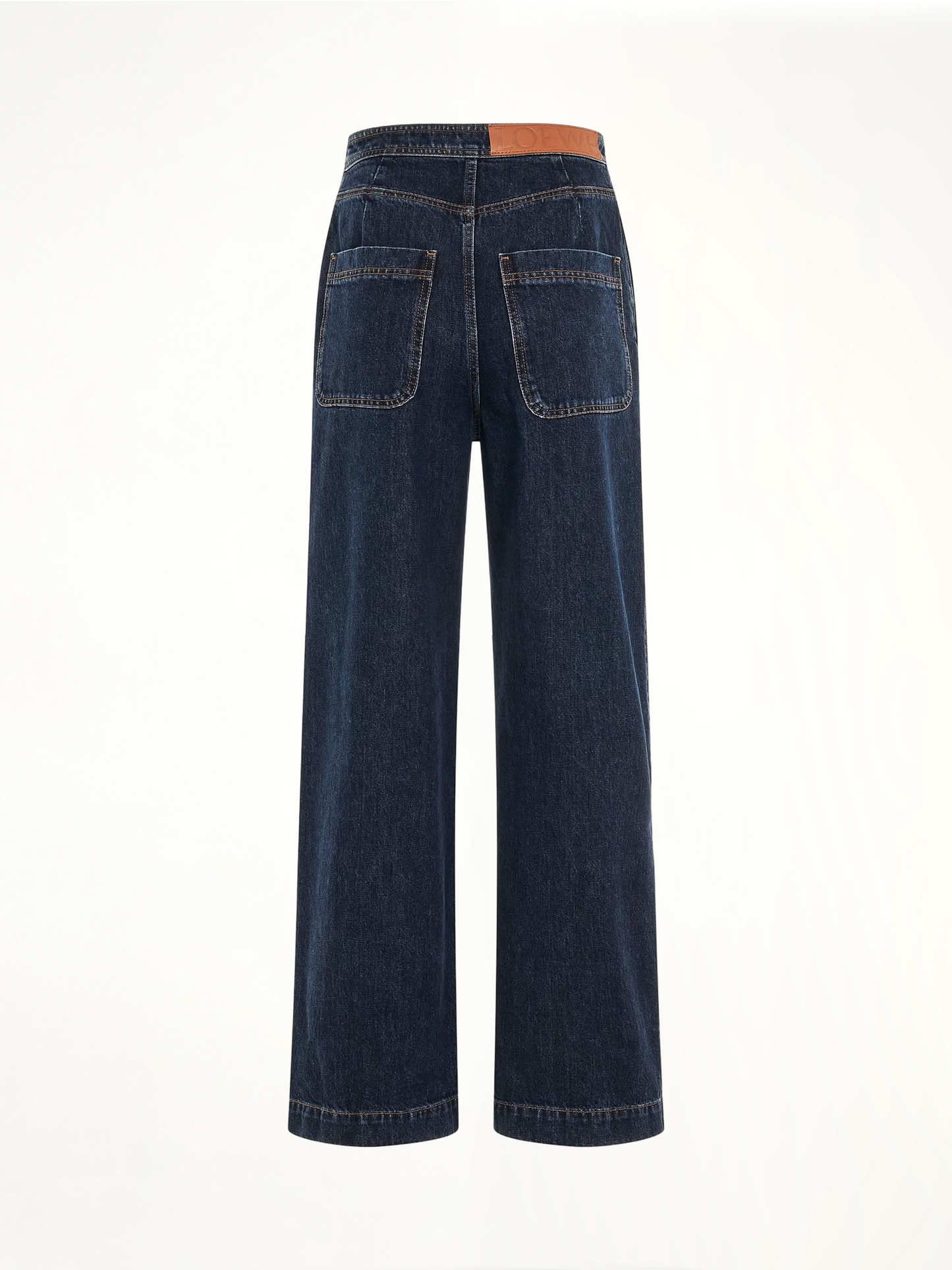 High Waisted Jeans in Raw Denim