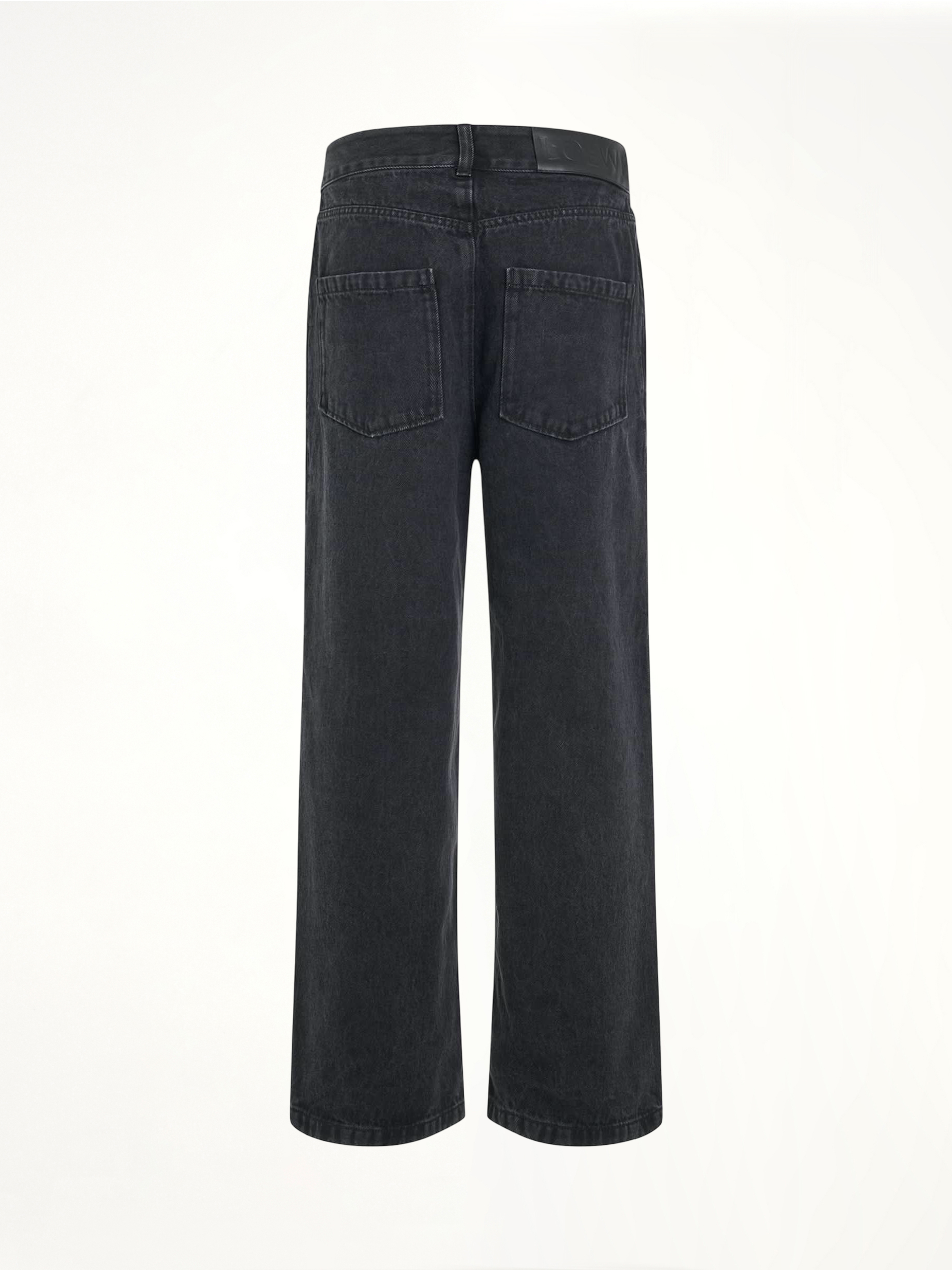 Anagram Baggy Jeans in Black