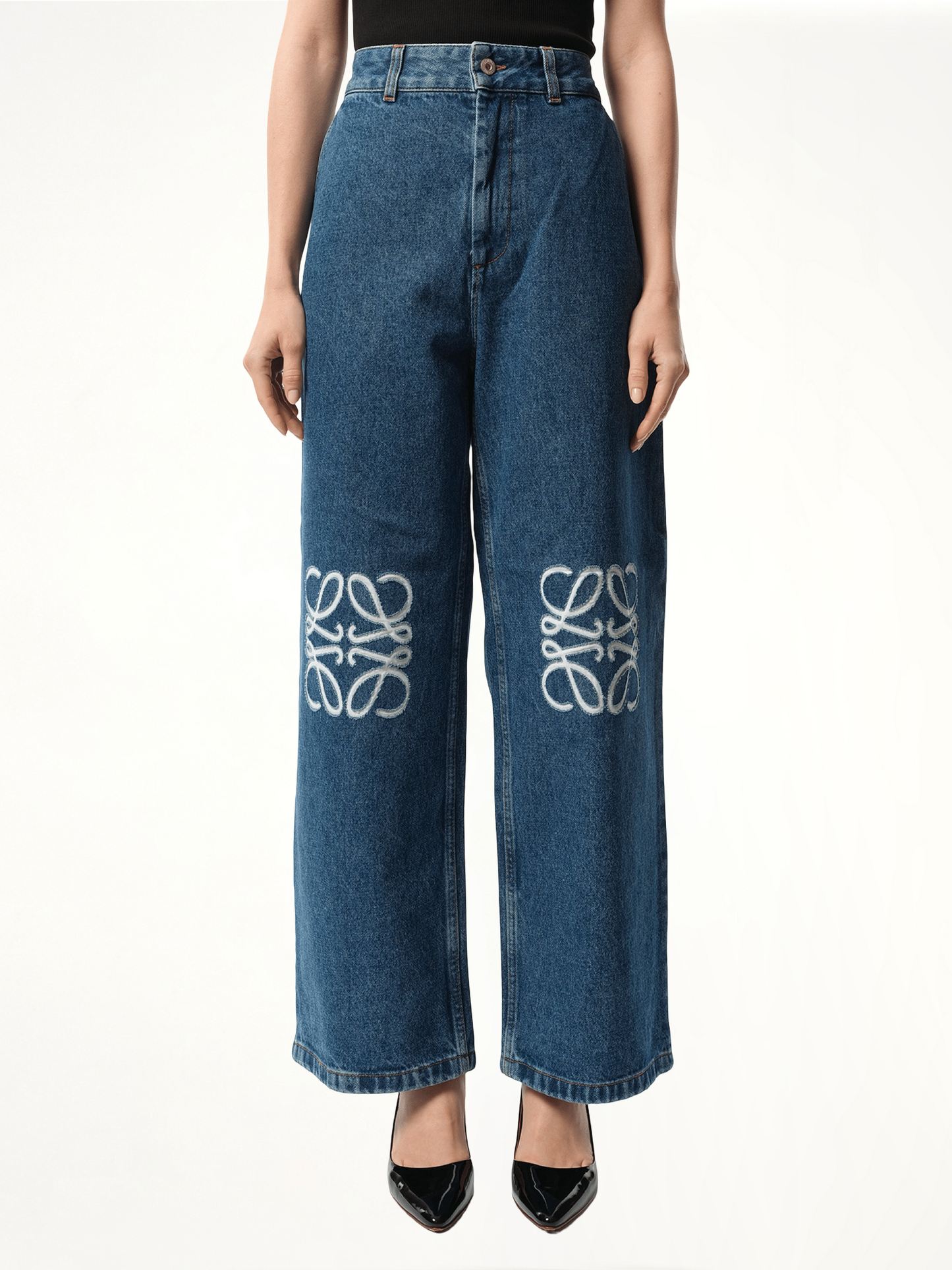 Anagram Baggy Jeans AF in Jeans Blue