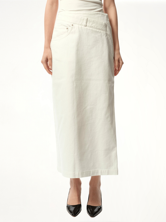 Deconstructed Skirt AF in White
