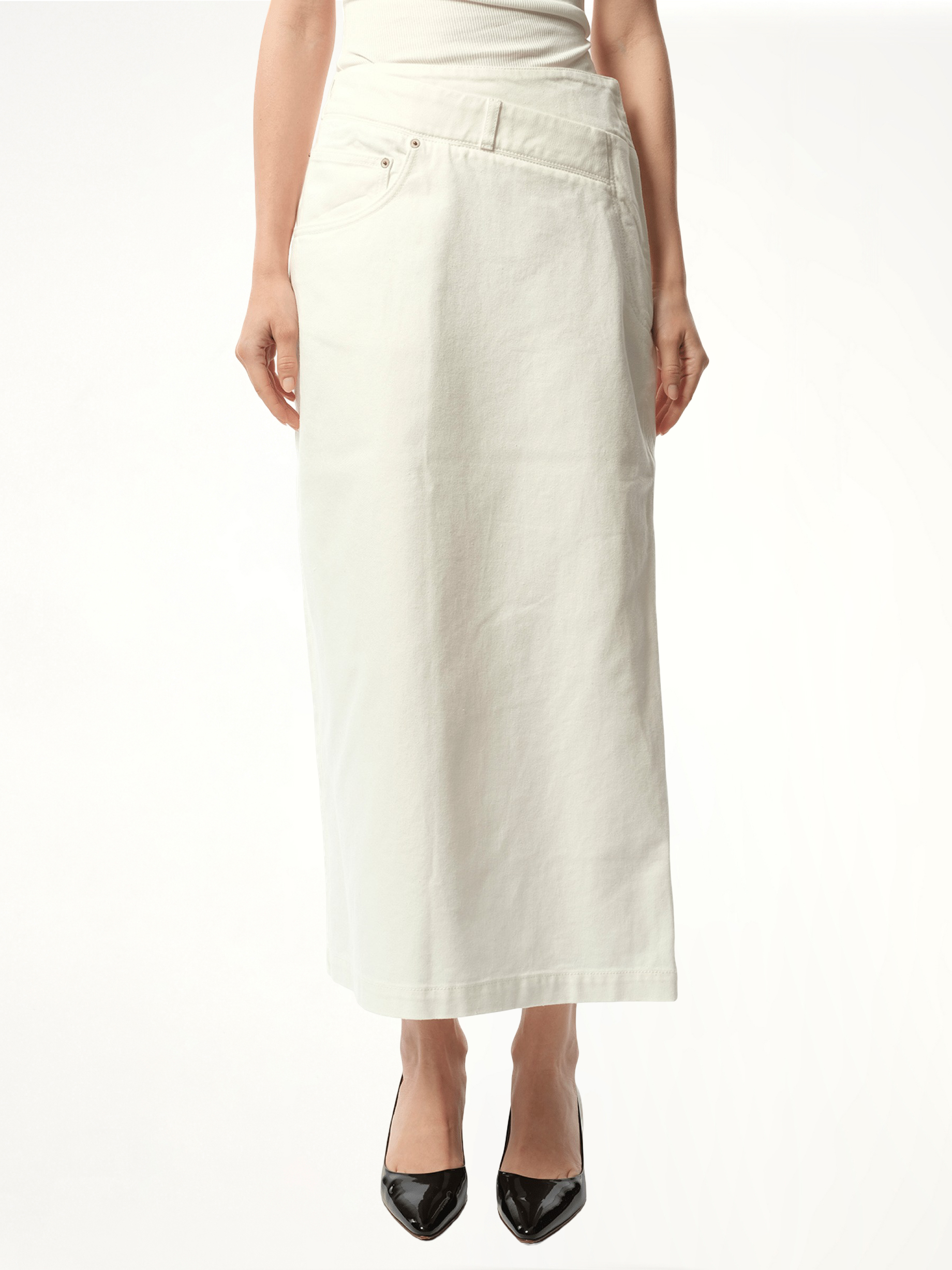 Deconstructed Skirt AF in White