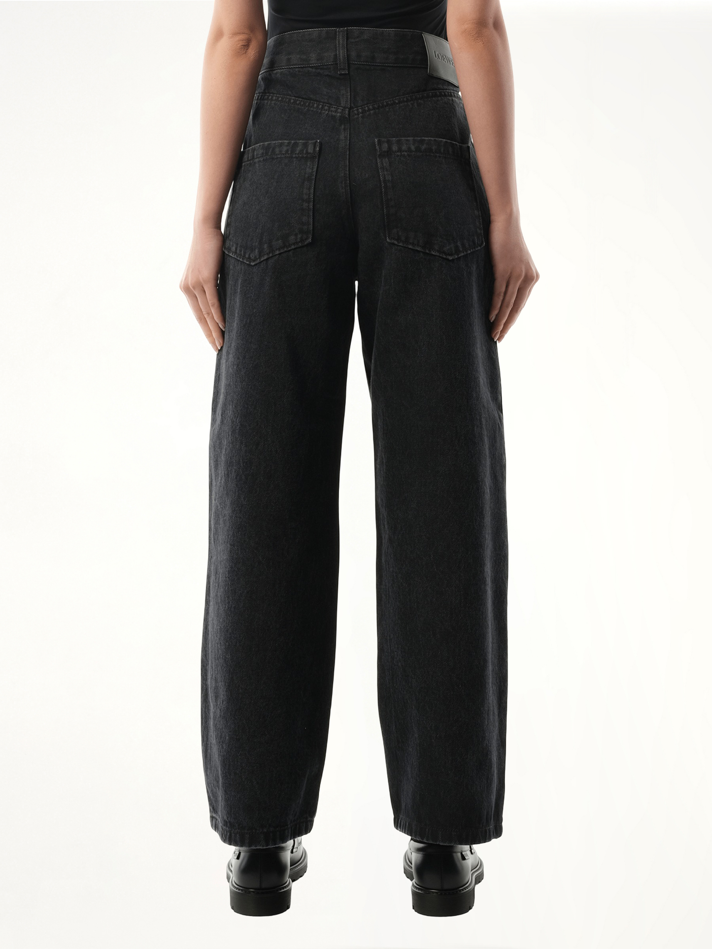 Anagram Baggy Jeans AF in Black