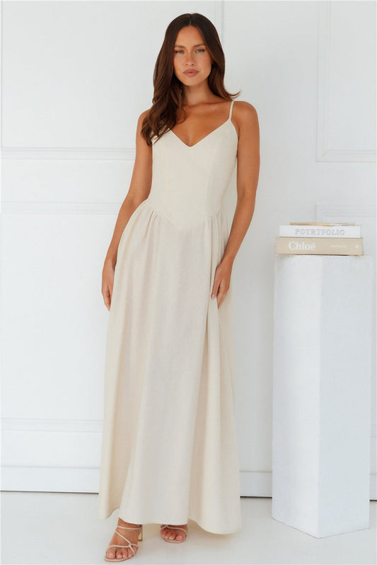 Zephy Maxi Dress Sand