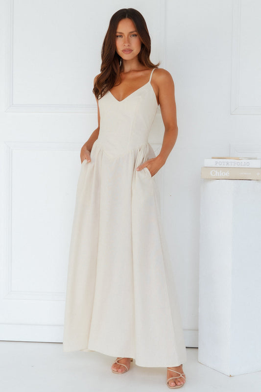 Zephy Maxi Dress Sand