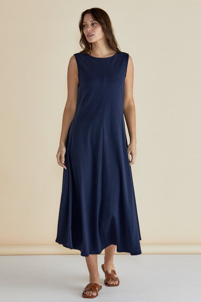 Sabrina Maxi Dress - Navy