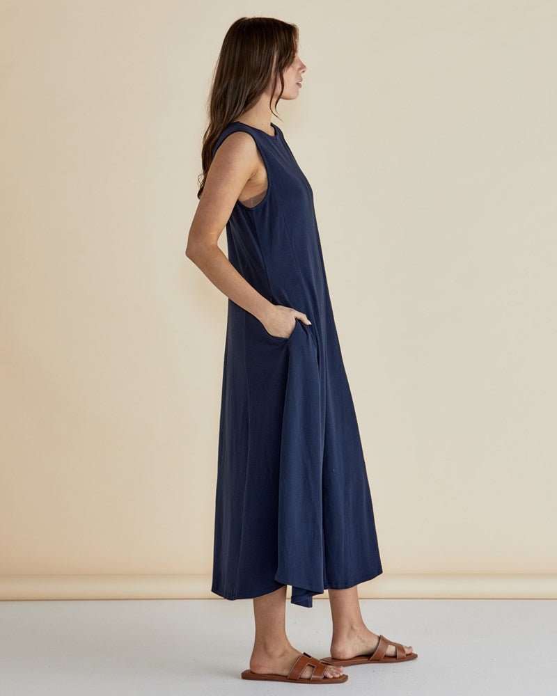 Sabrina Maxi Dress - Navy