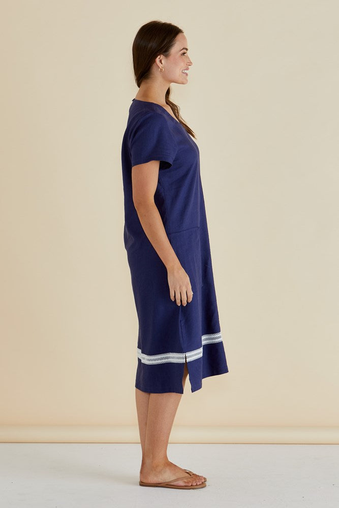 Elwood Dress - Navy