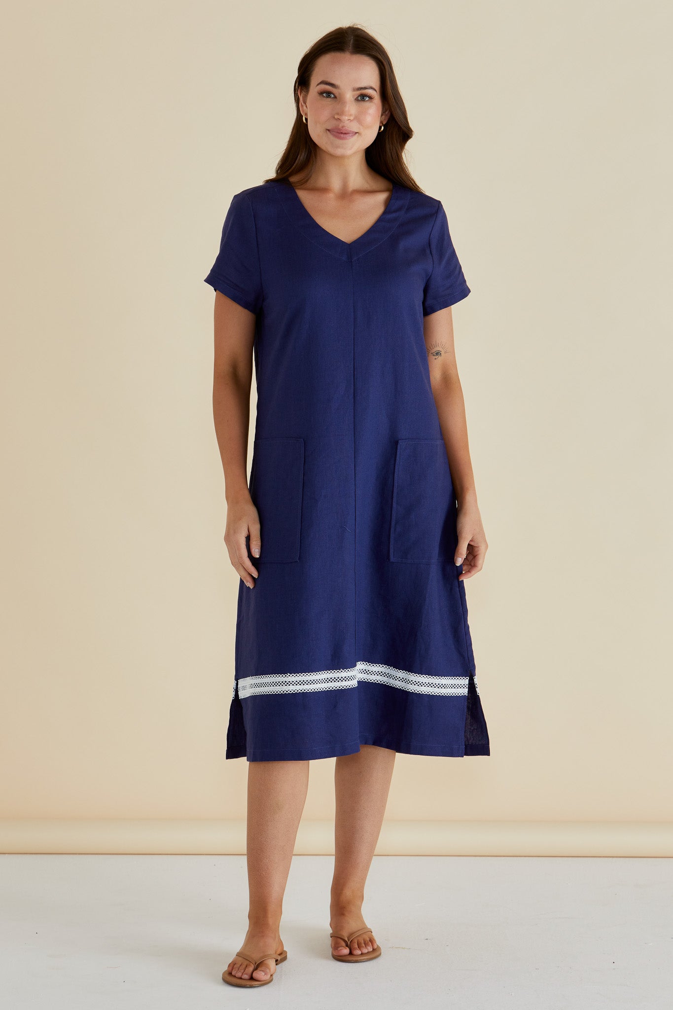 Elwood Dress - Navy