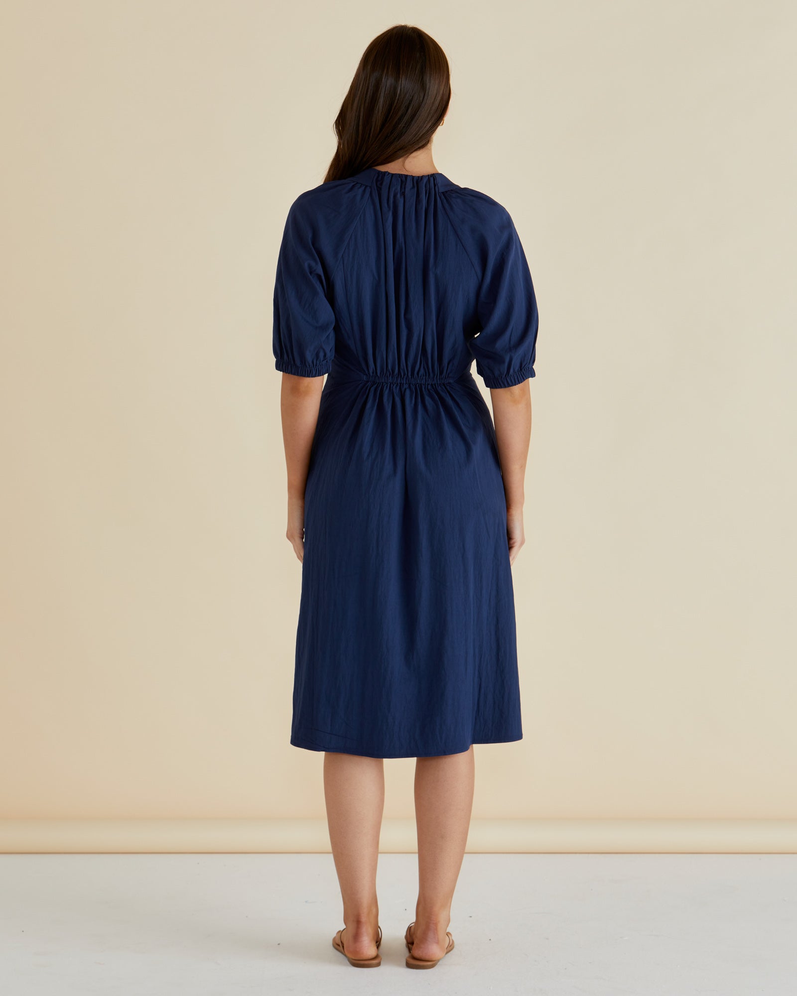 Emery Dress - Navy Blue