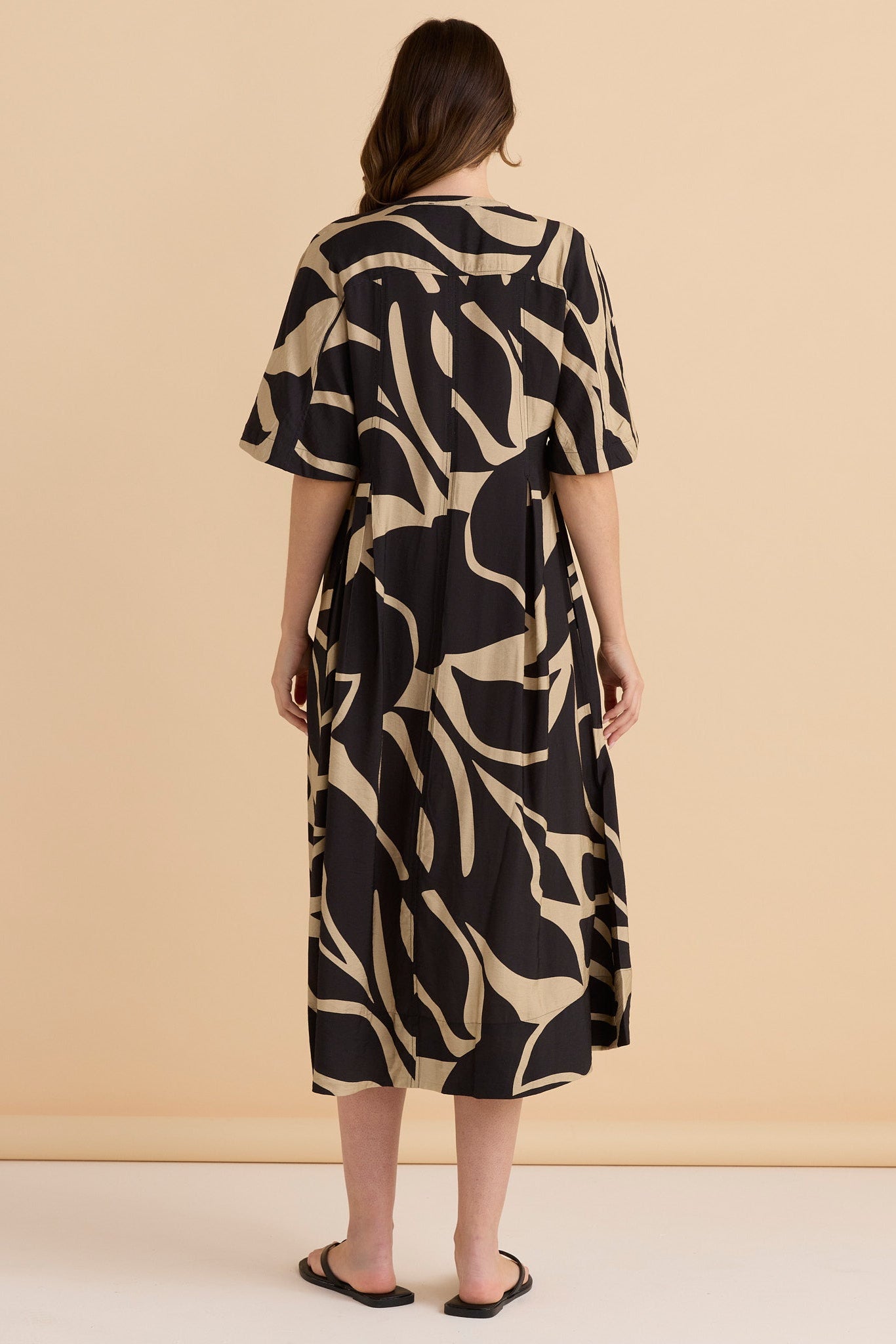 Camille Dress - Monochrome Floral