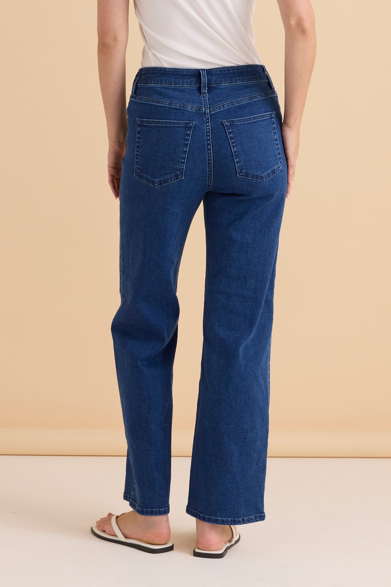 Straight Leg Jean - Dusty Blue