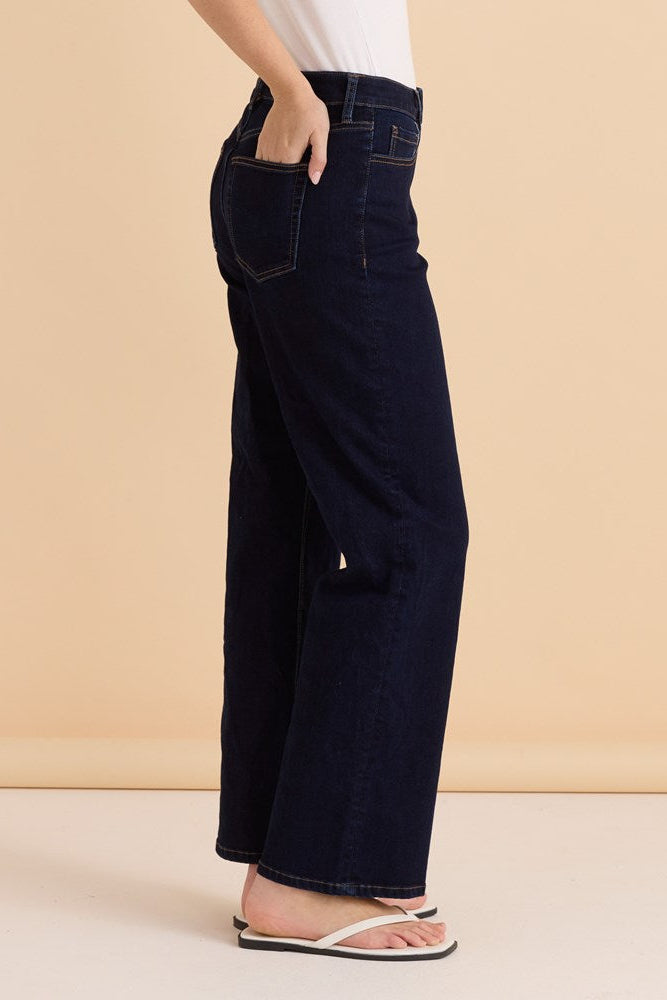 Straight Leg Jean - Indigo Blue