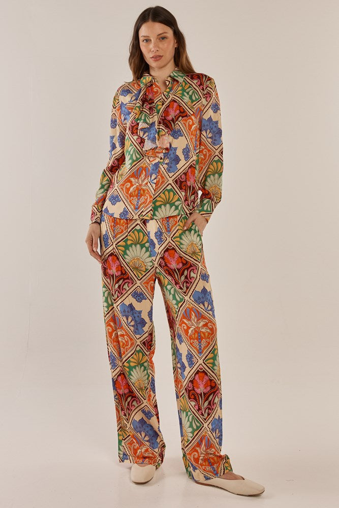 Lyon Pant - Villa Floral Print