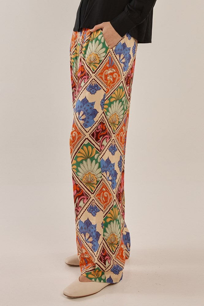 Lyon Pant - Villa Floral Print