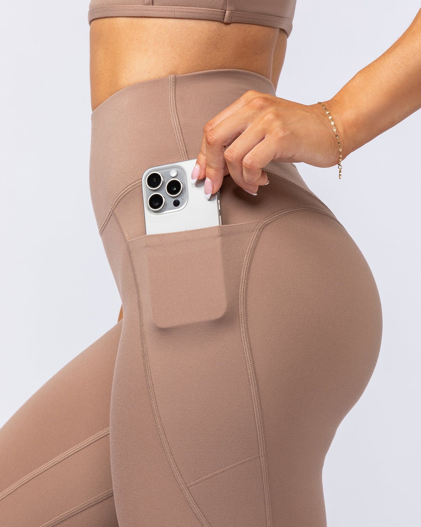 Booty Shaper Pocket Ankle Length Leggings